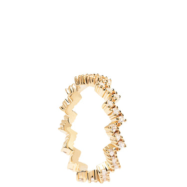 PDPAOLA The Zipper Gold Ring
