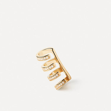 PDPAOLA Thunder Gold Ear Cuff