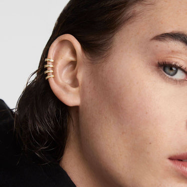 PDPAOLA Thunder Gold Ear Cuff