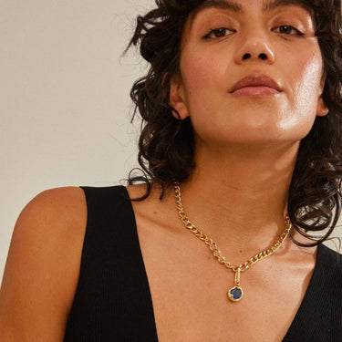 pilgirm-charm-gold-blue-natural-stone-pendant