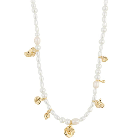 Pilgrim Intent Gold Pearl Necklace