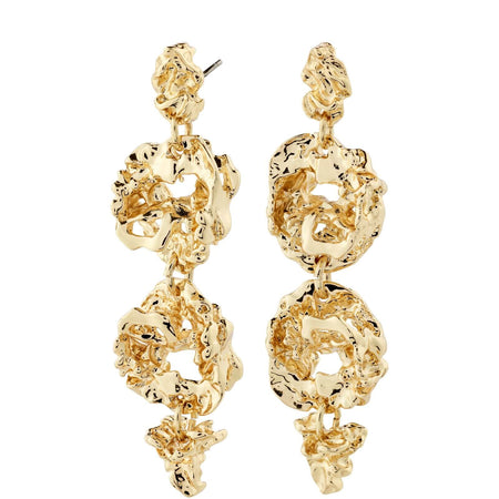 Pilgrim Act Gold Statement Earrings