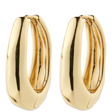 Pilgrim Asher Gold Chunky Hoop Earrings