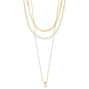 Pilgrim Baker Gold 3 In 1 Necklace