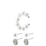 Pilgrim Beat Silver Earrings & Cuff