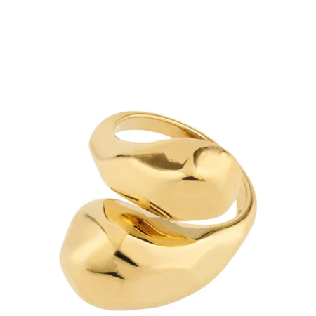 Pilgrim Believe Gold Chunky Ring