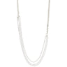 Pilgrim Blink Silver Layered Necklace