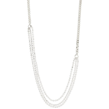 Pilgrim Blink Silver Layered Necklace