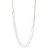 Pilgrim Blink Silver Layered Necklace