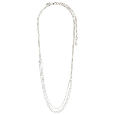 Pilgrim Blink Silver Layered Necklace