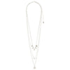 Pilgrim Carol Silver Layered Necklace