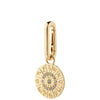 Pilgrim Charm Gold Horoscope Pendant