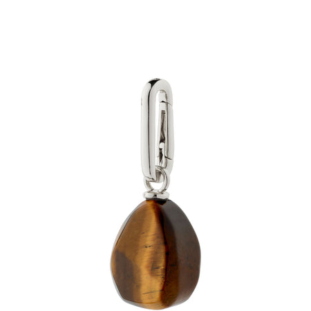 Pilgrim Charm Silver Tiger Eye Pendant