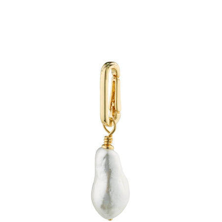 Pilgrim Charm Gold Large Pearl Pendant