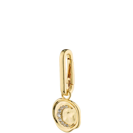 Pilgrim Charm Gold Moon Pendant