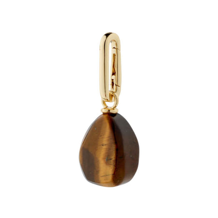 Pilgrim Charm Gold Tiger Eye Pendant