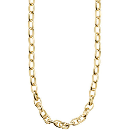 Pilgrim Gold Charm Link Necklace