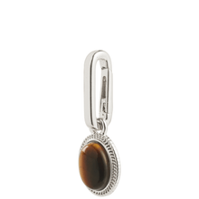 silver clip on charm