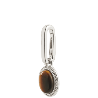 silver clip on charm