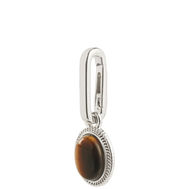silver clip on charm