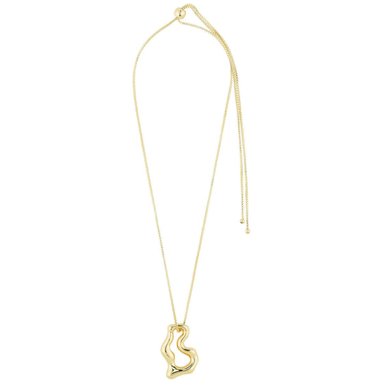 Pilgrim Cloud Gold Adjustable Length Necklace