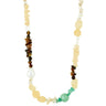 Pilgrim Cloud Gold Semi Precious Bead Necklace