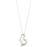 Pilgrim Cloud Silver Adjustable Length Necklace