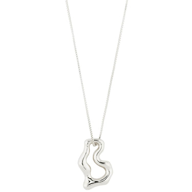 Pilgrim Cloud Silver Adjustable Length Necklace