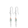 Pilgrim Cloud Silver Semi Precious Drop Earrings