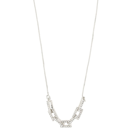 Pilgrim Coby Silver Crystal Link Necklace