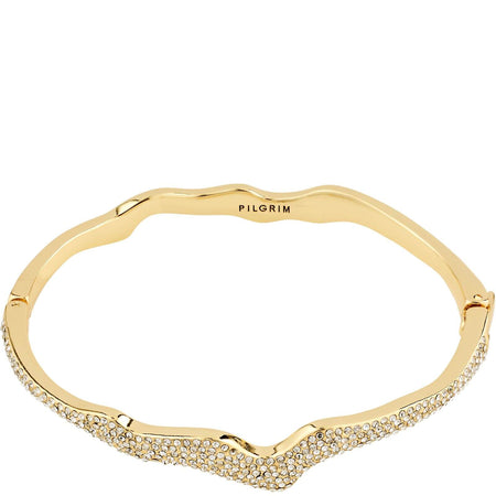 Pilgrim Connect Crystal Gold Bangle