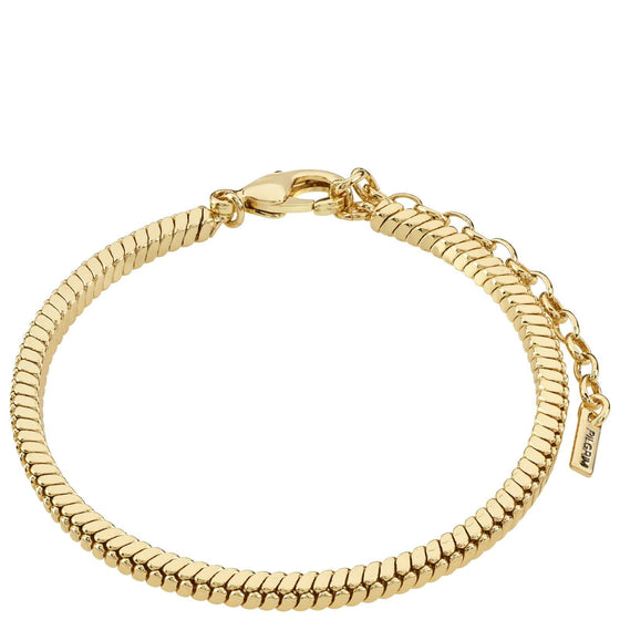 Pilgrim Dominique Gold Textured Bracelet