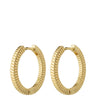 Pilgrim Dominique Gold Textured Hoop Earrings