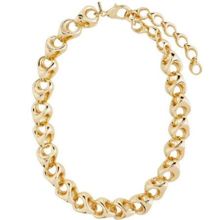 Pilgrim Dune Gold Chunky Necklace