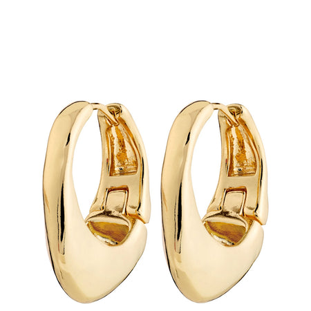 Pilgrim Dune Gold Hoop Earrings