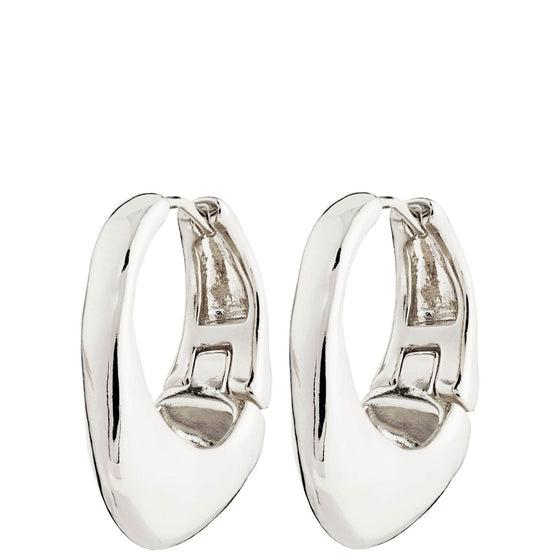pilgrim-dune-silver-hoop-earrings-ss25