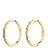 Pilgrim Ebna Gold Crystal Maxi Hoop Earrings