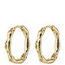 Pilgrim Eddy Gold Organic Medium Hoop Earrings