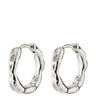 Pilgrim Eddy Silver Organic Small Hoop Earrings