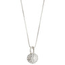 Pilgrim Edtli Silver Crystal Charm Necklace