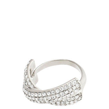 Pilgrim Edtli Silver Crystal Ring