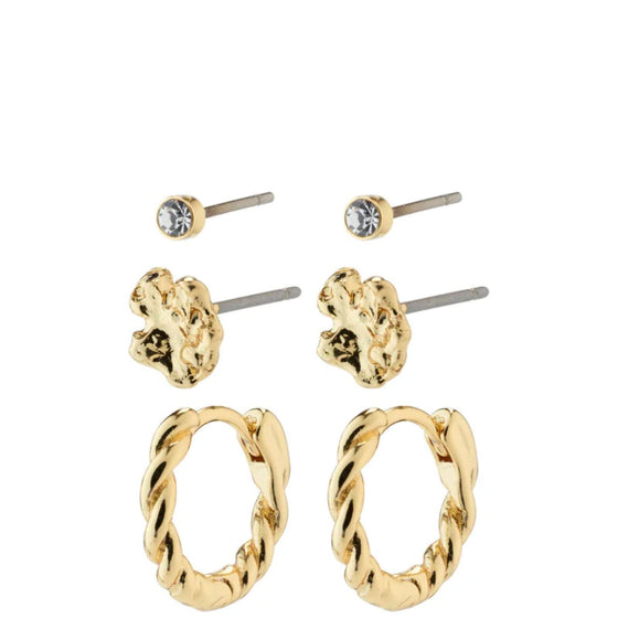 pilgrim-emanuelle-gold-earrings-set