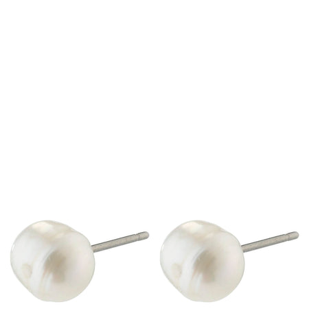 Pilgrim Emory Silver Classic Freshwater Pearl Stud Earrings