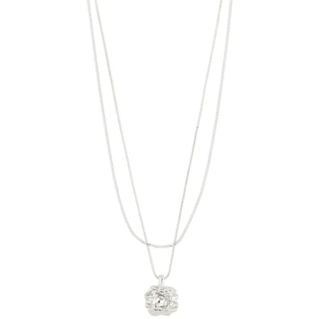 Pilgrim Feel 2-in-1 Silver Layered Necklace