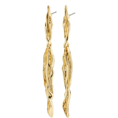 Pilgrim Feel Gold Statement Drop Earrings