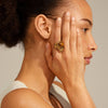 Pilgrim Flow Gold Statement Ring