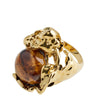 Pilgrim Flow Gold Statement Ring