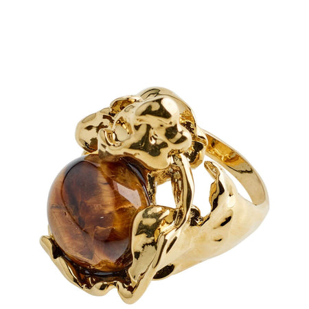 Pilgrim Flow Gold Statement Ring