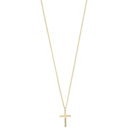 Pilgrim Flynn Gold Cross Pendant Necklace