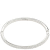 Pilgrim Focus Silver Clear Crystal Bangle